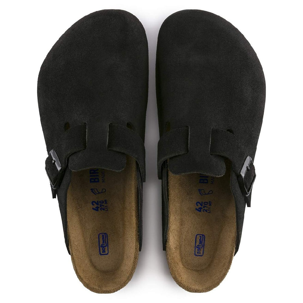 Unisex Birkenstock Boston Soft Footbed Black (0660471)