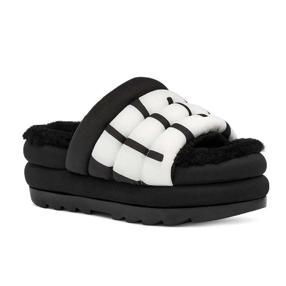 Women's UGG Maxi Slide Logo Black (1127067-BLK)