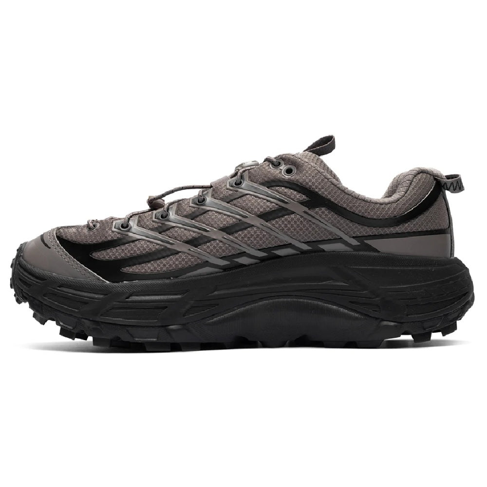 Men's HOKA Mafate Three2 Gravel/Carbon Black (1141572-GCRB)