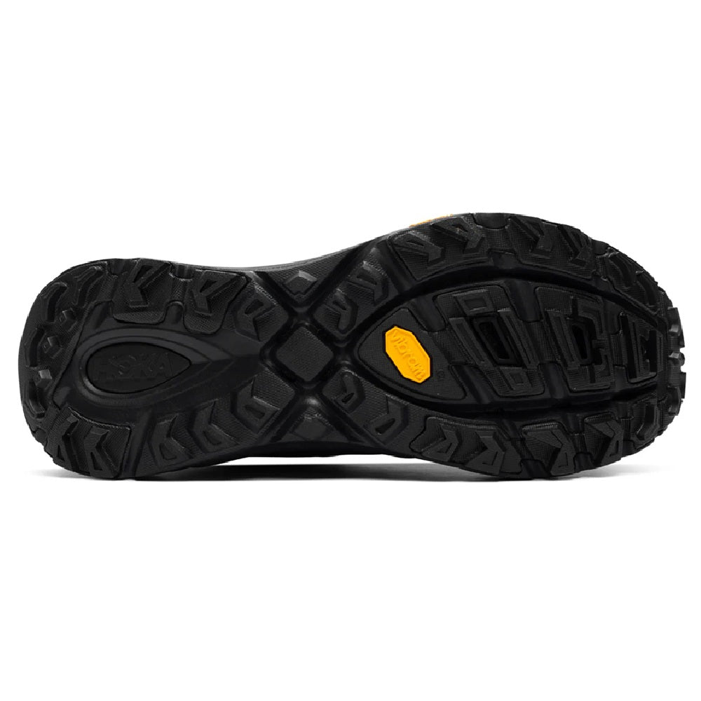 Men's HOKA Mafate Three2 Gravel/Carbon Black (1141572-GCRB)