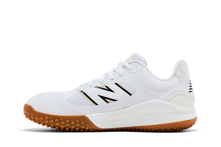 New Balance Fresh Foam 3000v7 Turf Trainer White Black Yellow Gum