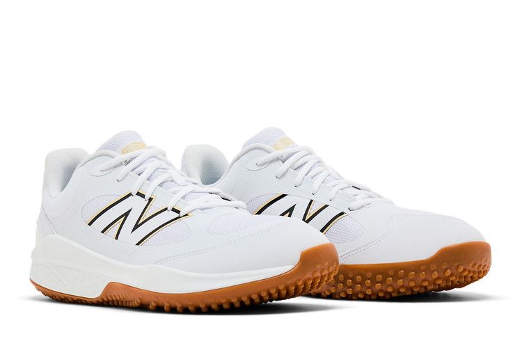 New Balance Fresh Foam 3000v7 Turf Trainer White Black Yellow Gum