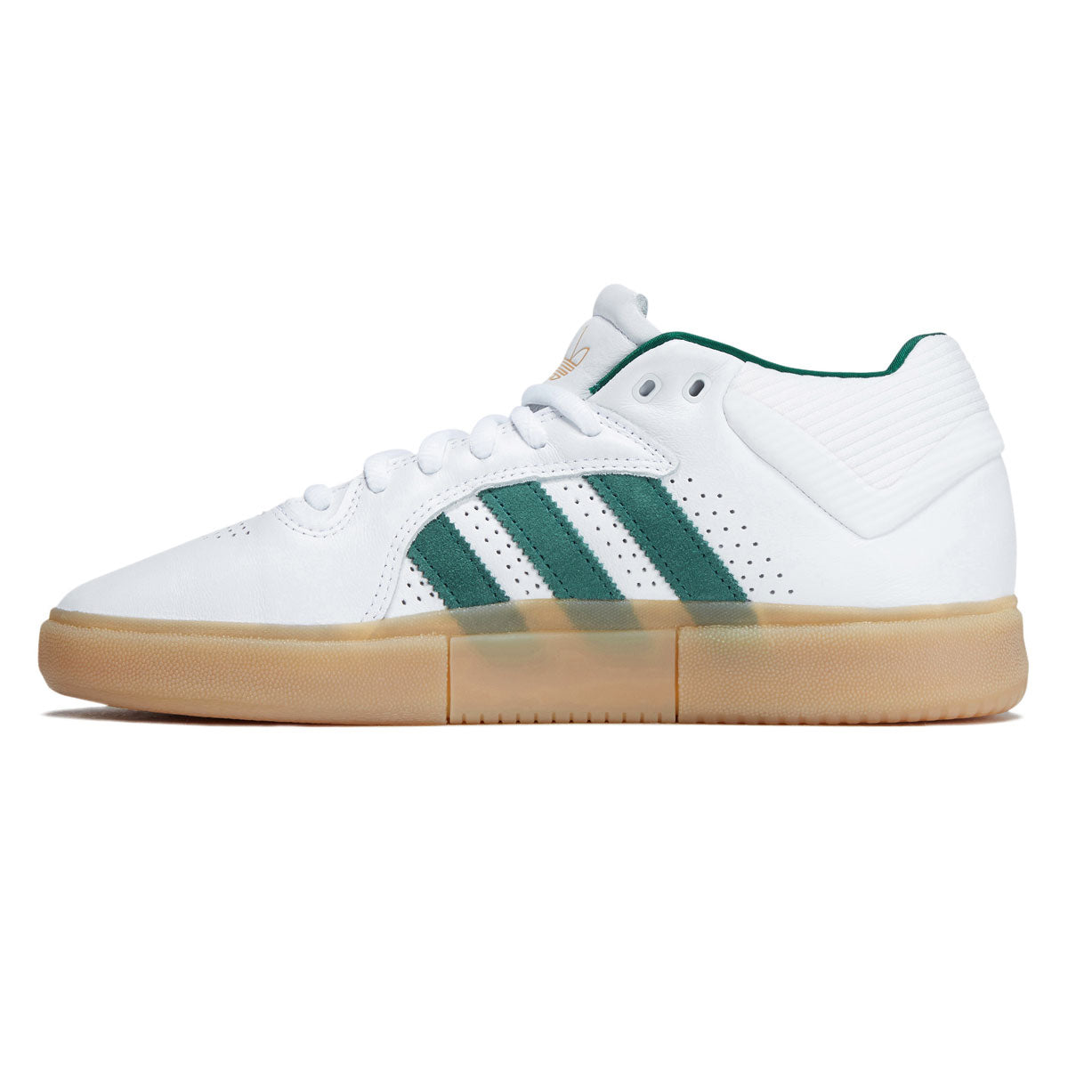 Adidas Tyshawn Shoes - Ftwr White/Collegiate Green/Gum