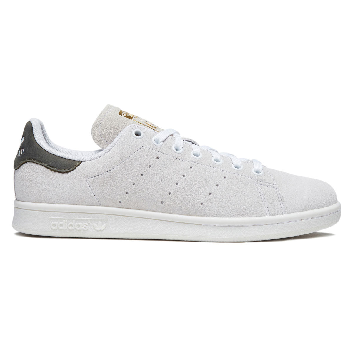 Adidas Stan Smith ADV Shoes - Crystal White/Olive Strata/Gold Metallic