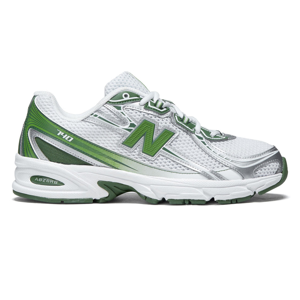 New Balance 740 Shoes - White/Alpine Green