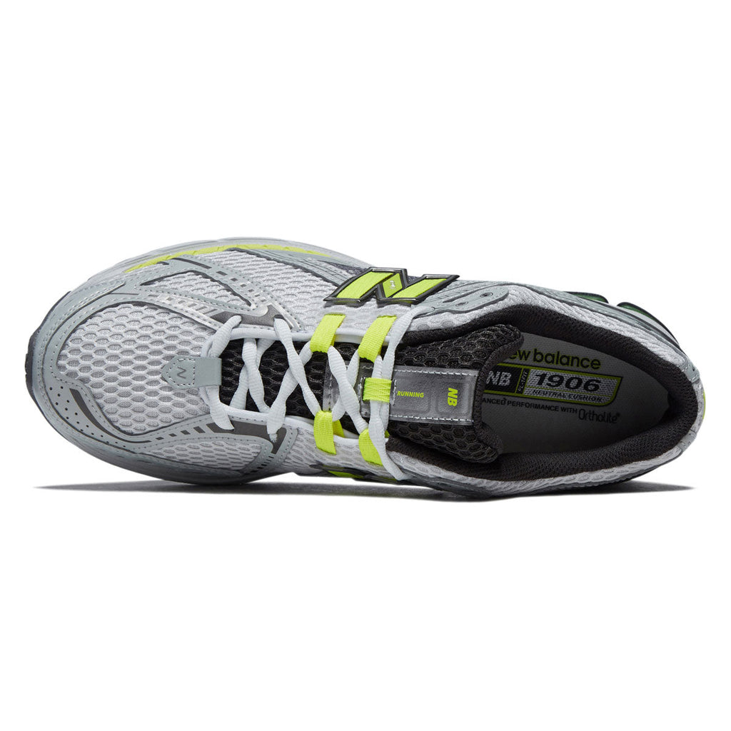 New Balance 1906R Shoes - Light Silver Metallic/Alkaline Green