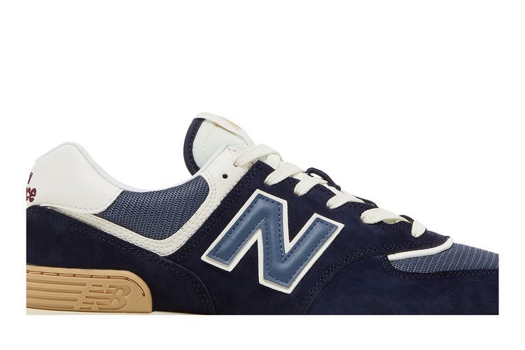 New Balance 574 Navy White Beige