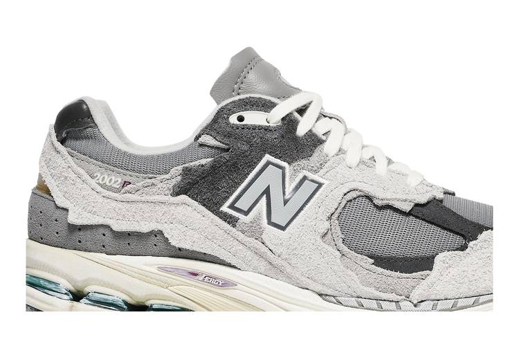 New Balance 2002R Grey Brown Pouch