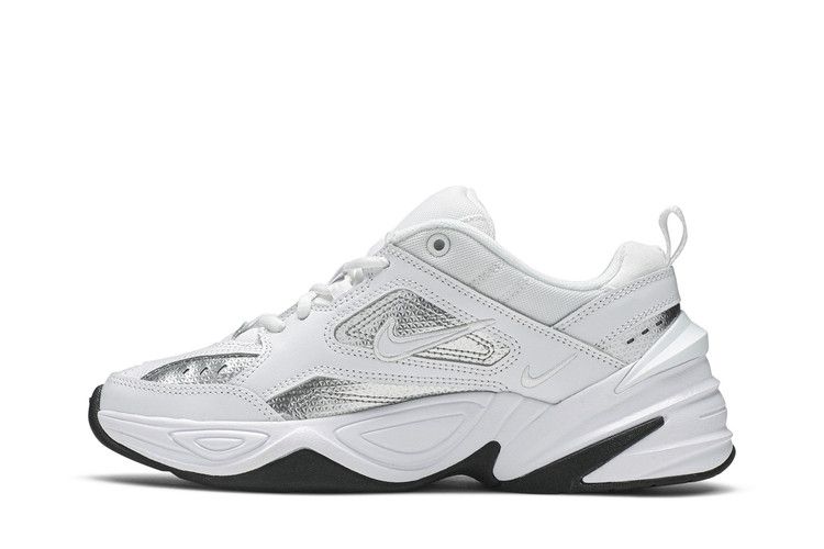 Nike M2K Tekno White Metallic Silver Black (Women's)