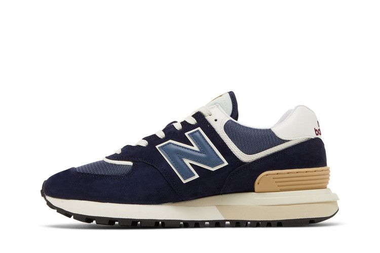 New Balance 574 Navy White Beige