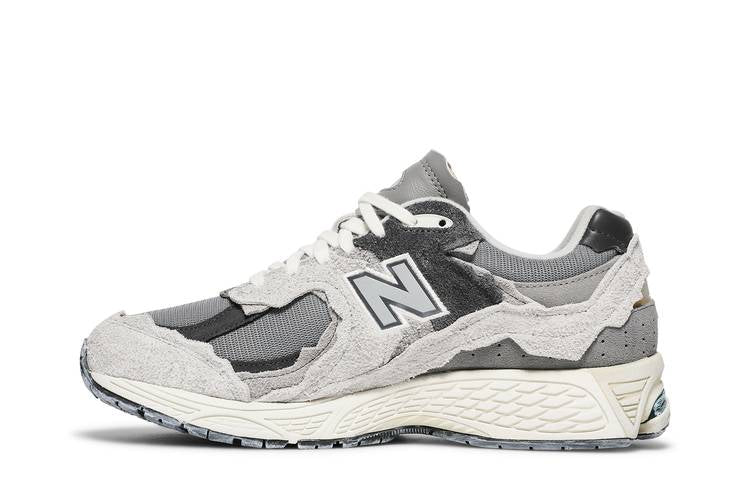 New Balance 2002R Grey Brown Pouch