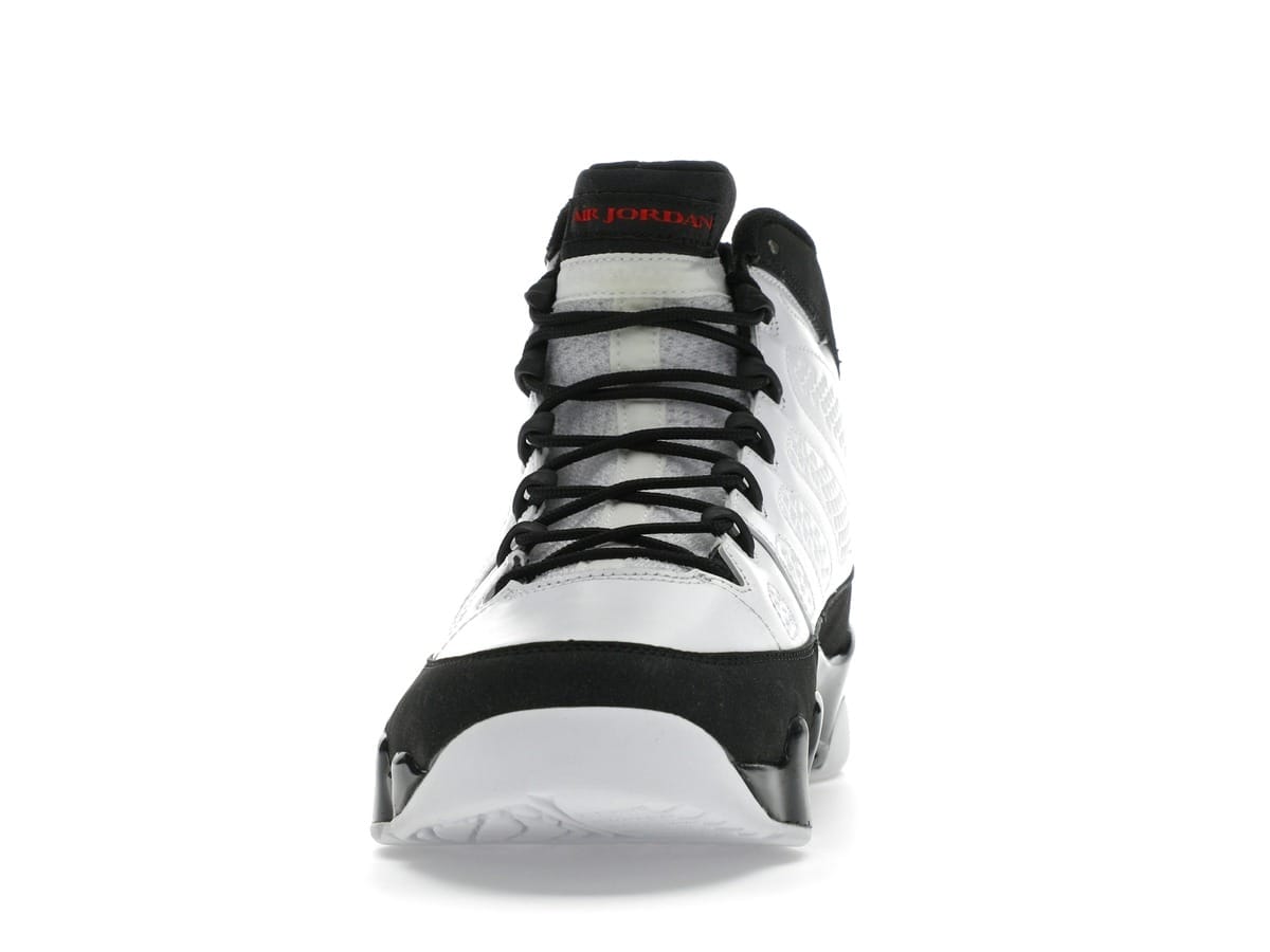 Jordan 9 Retro White Black Red 2010 Sneakers 302370-102