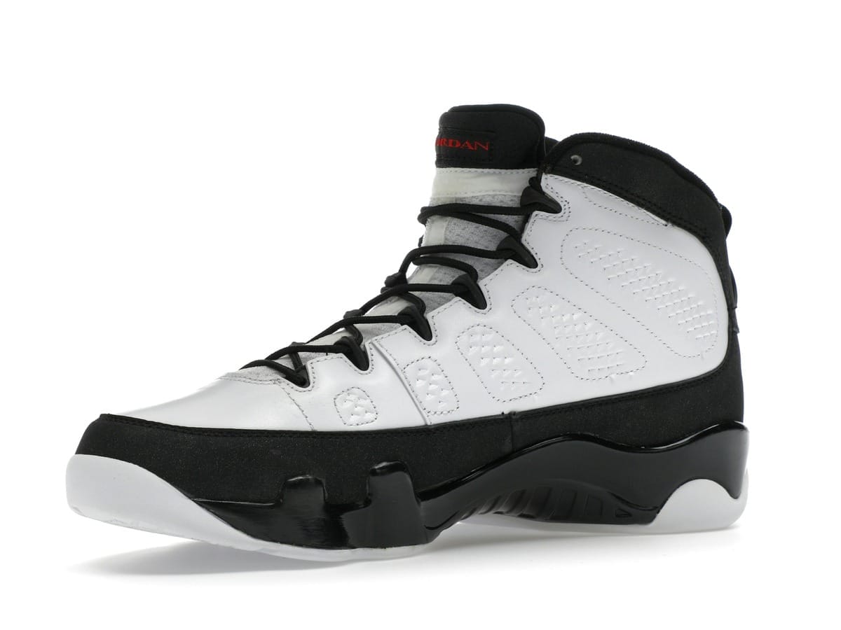 Jordan 9 Retro White Black Red 2010 Sneakers 302370-102