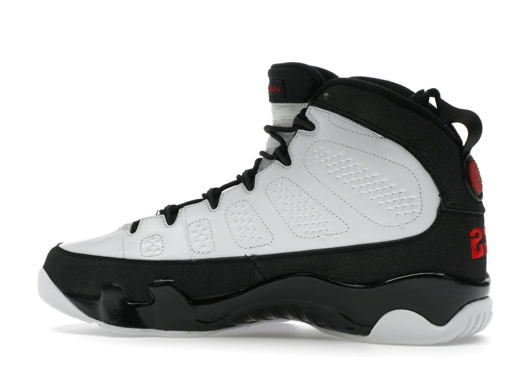 Jordan 9 Retro White Black Red 2010 Sneakers 302370-102