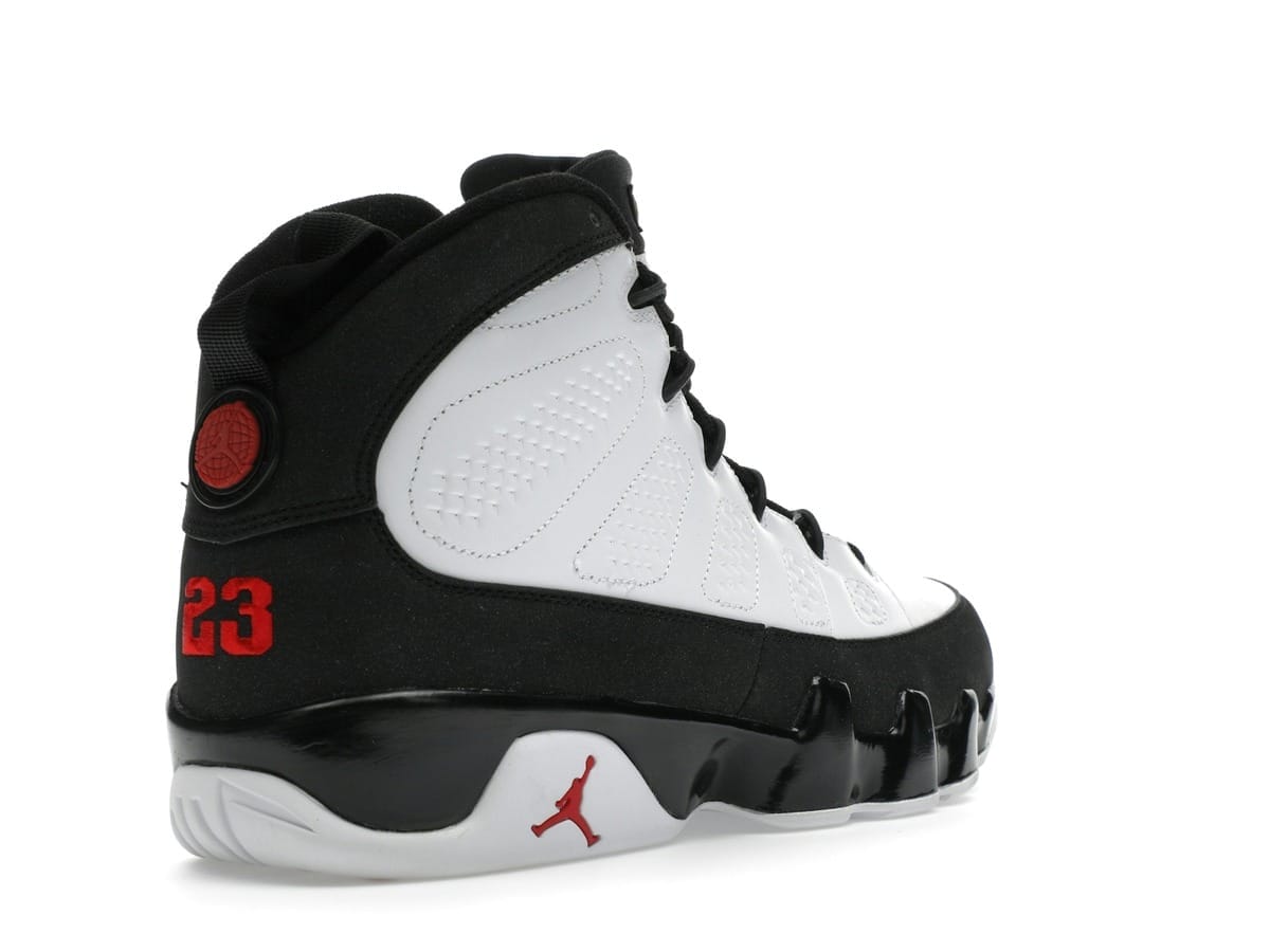 Jordan 9 Retro White Black Red 2010 Sneakers 302370-102