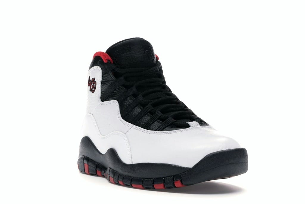 Air Jordan 10 Retro Double Nickel (310805-102) White/Black-True Red Men’s Sneakers