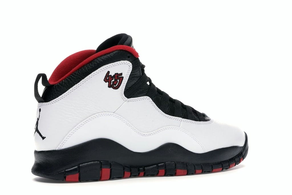 Air Jordan 10 Retro Double Nickel (310805-102) White/Black-True Red Men’s Sneakers