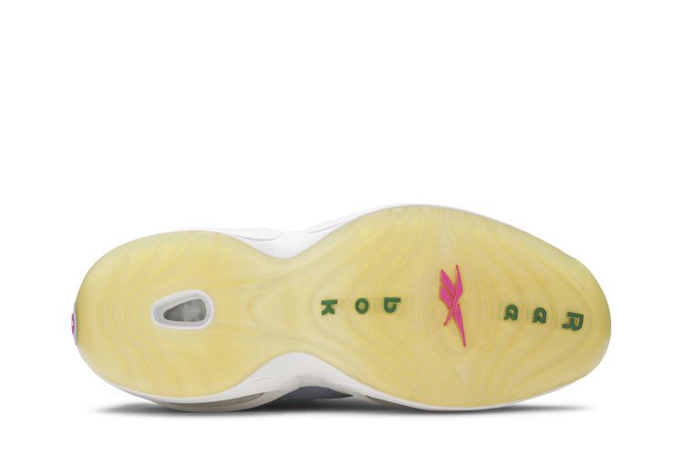 Reebok Question Low BBC Ice Cream Running Dog Yellow Green