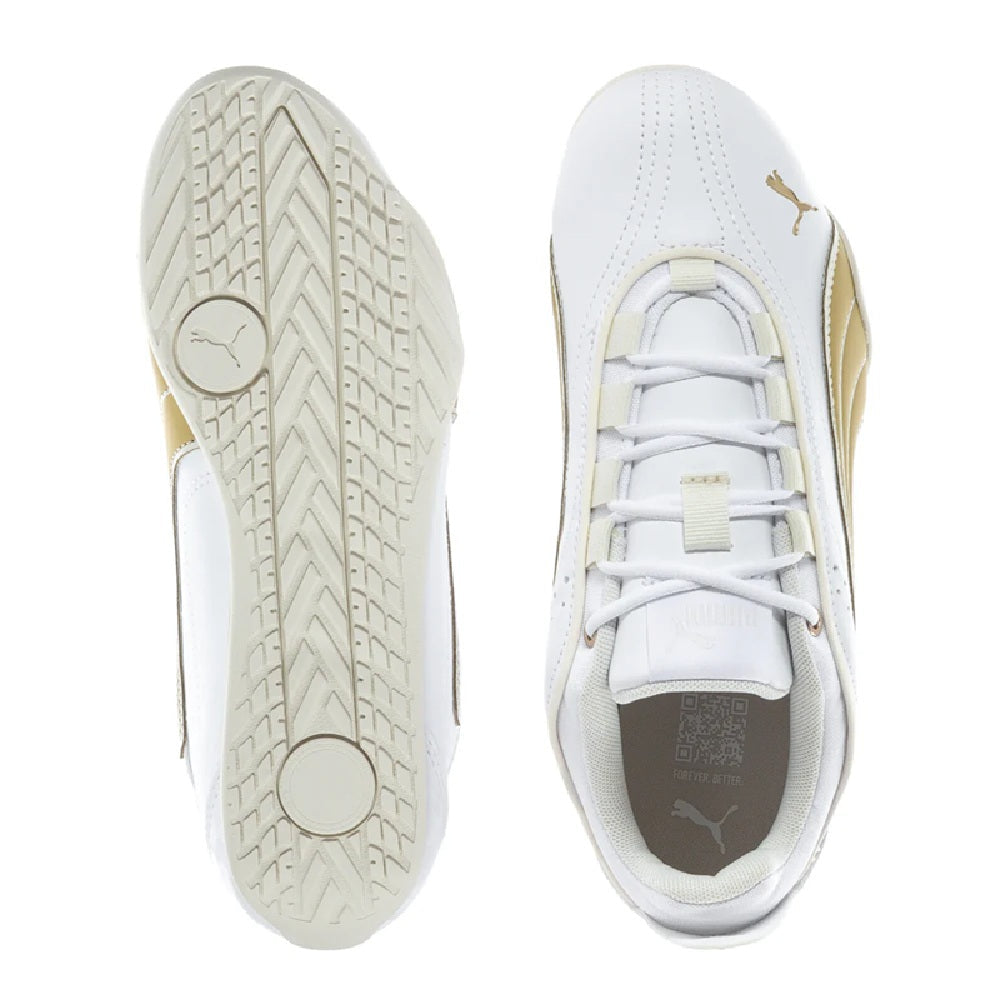 Women's Puma Catch Soleil DayINight White-Puma Gold-Vapor Gray (404307 01)