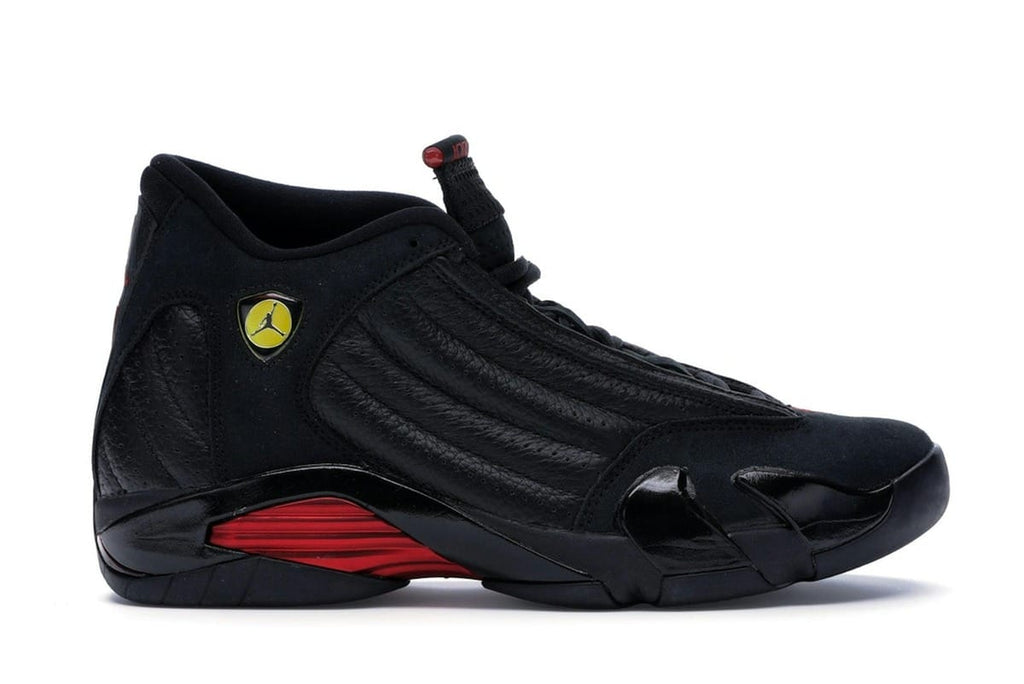 Jordan 14 Retro Last Shot 2018 Black Varsity Red Sneakers 487471-003