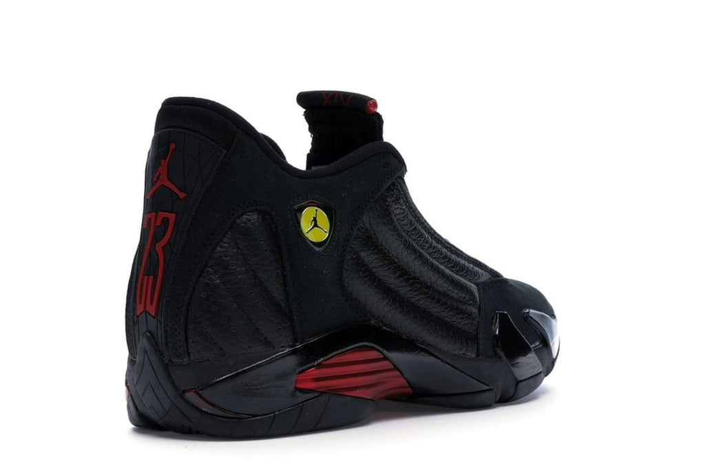 Jordan 14 Retro Last Shot 2018 Black Varsity Red Sneakers 487471-003
