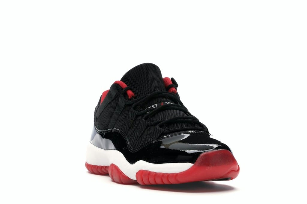 Air Jordan 11 Retro Low Bred (GS) Black Red White 528896-012 Sneakers