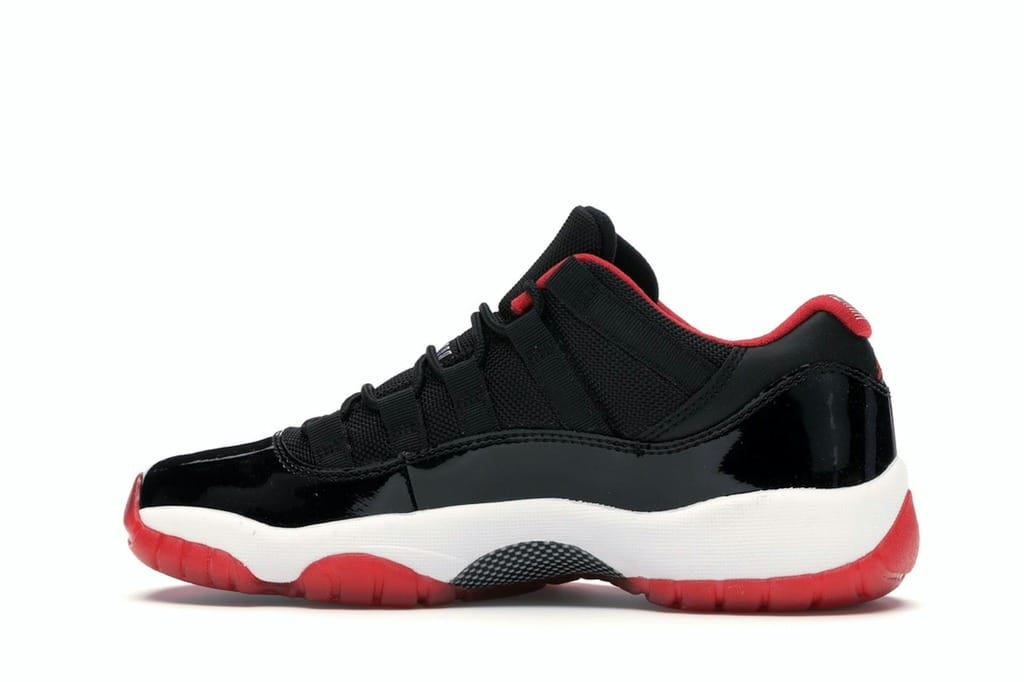 Air Jordan 11 Retro Low Bred (GS) Black Red White 528896-012 Sneakers