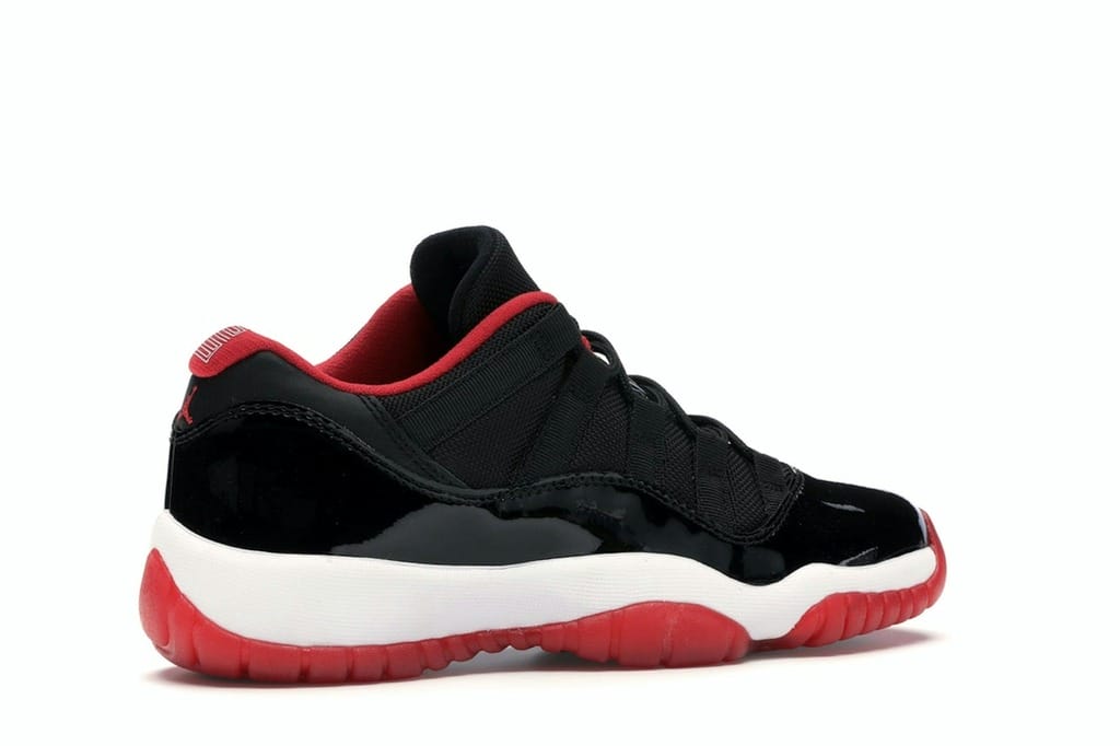 Air Jordan 11 Retro Low Bred (GS) Black Red White 528896-012 Sneakers