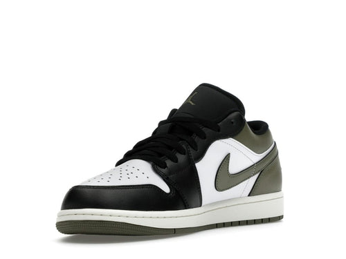 Jordan 1 Low Black Toe Medium Olive 553558-092