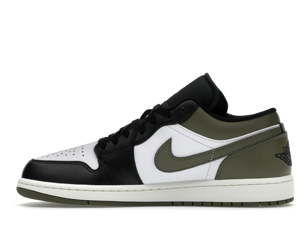 Jordan 1 Low Black Toe Medium Olive 553558-092