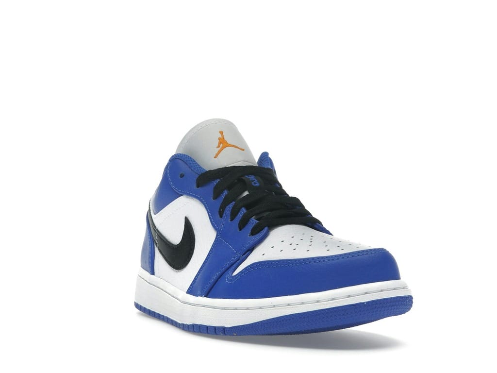 Jordan 1 Low Hyper Royal Orange Peel (553558-401)