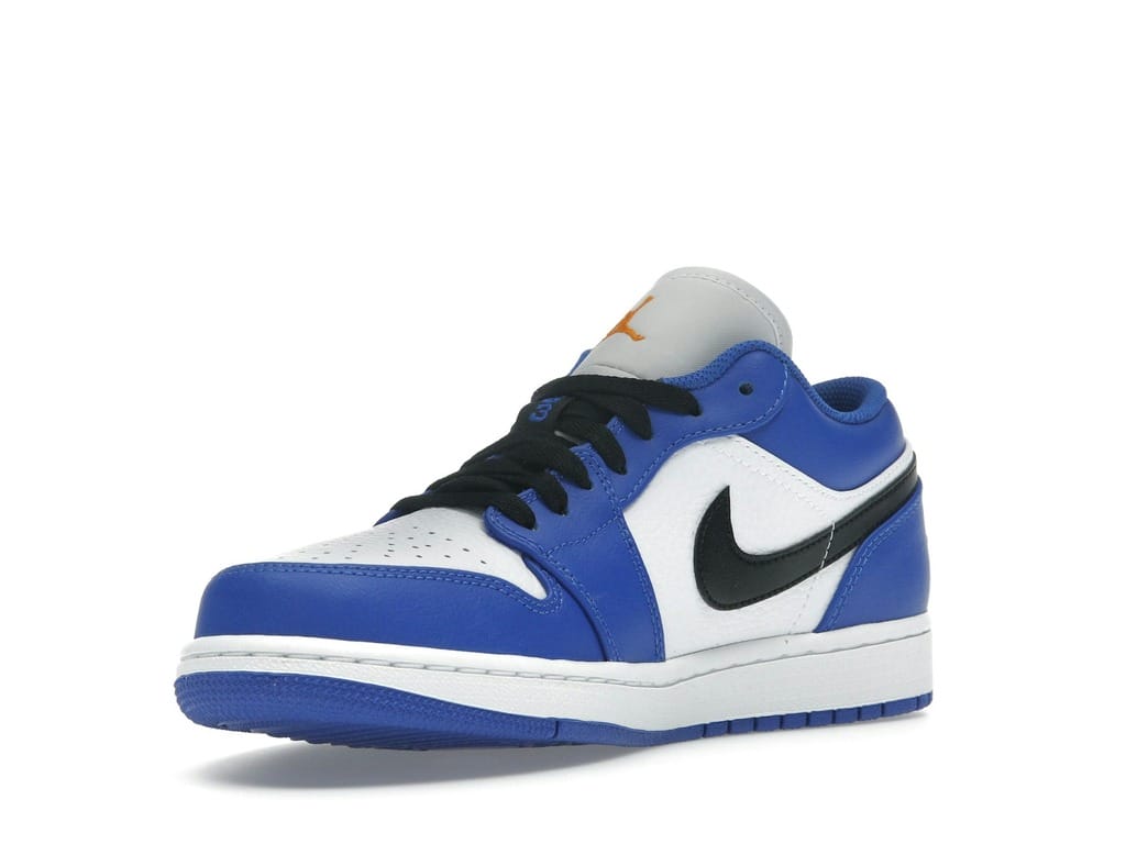 Jordan 1 Low Hyper Royal Orange Peel (553558-401)