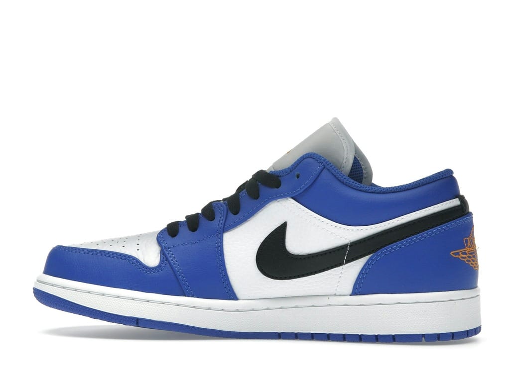 Jordan 1 Low Hyper Royal Orange Peel (553558-401)