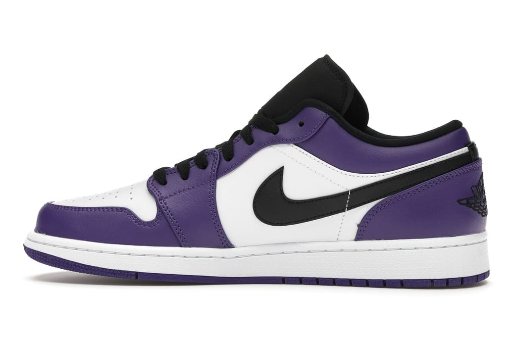 Air Jordan 1 Low Court Purple White 553558-500