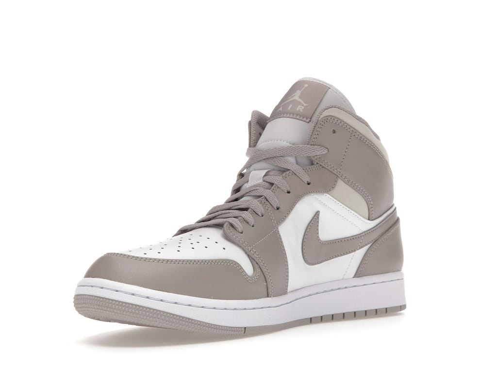 Jordan 1 Mid Linen White/Linen-Linen 554724-082 Sneakers