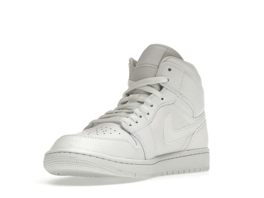 Air Jordan 1 Mid Triple White 2 (2020) – 554724-130