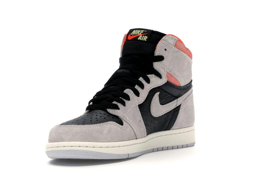 Jordan 1 Retro High Neutral Grey Hyper Crimson (555088-018)