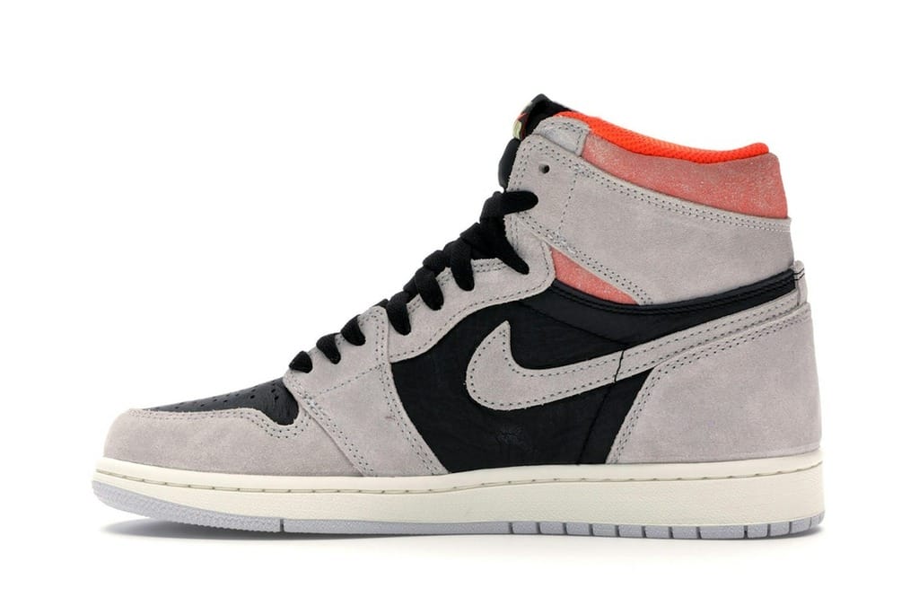 Jordan 1 Retro High Neutral Grey Hyper Crimson (555088-018)