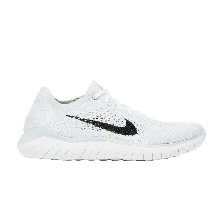 Nike Free RN Flyknit 2018 White Pure Platinum (Women's)