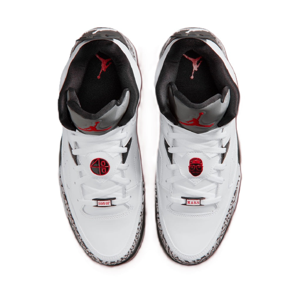Men's Jordan Son of Mars Low “White Cement” Wht/Gym Red-Blk (580603 101)