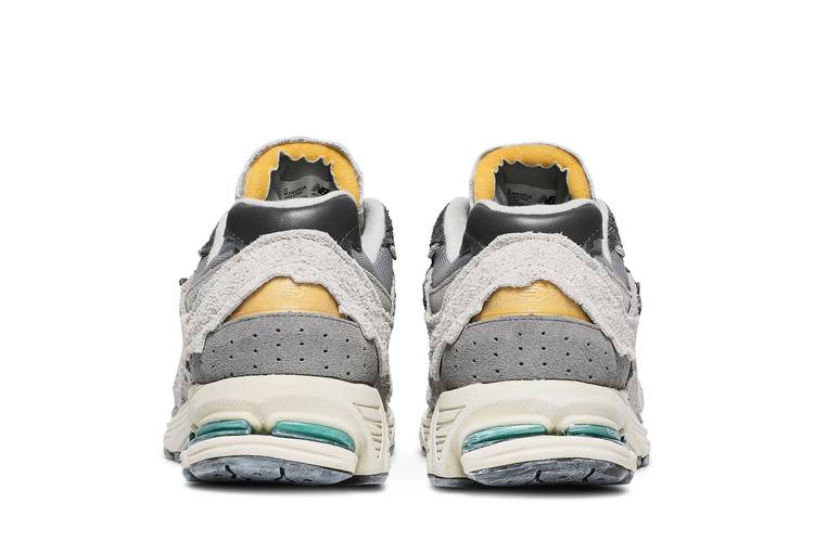 New Balance 2002R Grey Brown Pouch