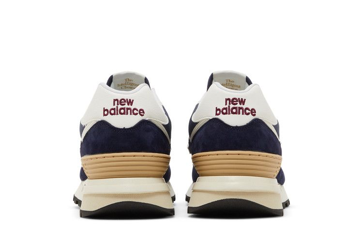 New Balance 574 Navy White Beige