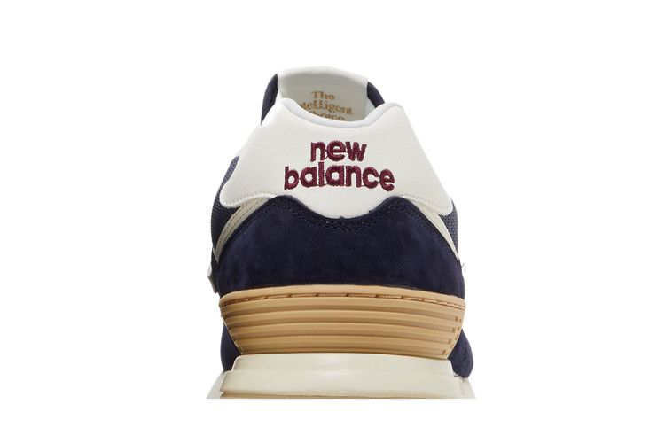 New Balance 574 Navy White Beige