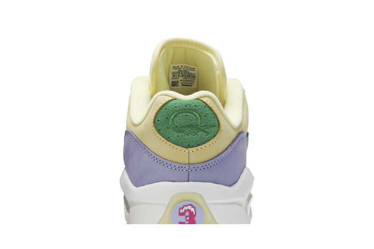 Reebok Question Low BBC Ice Cream Running Dog Yellow Green