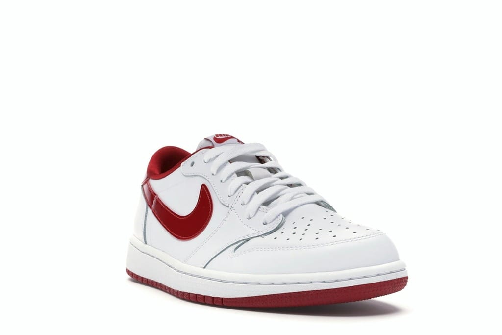 Air Jordan 1 Retro Low White Varsity Red 705329-101