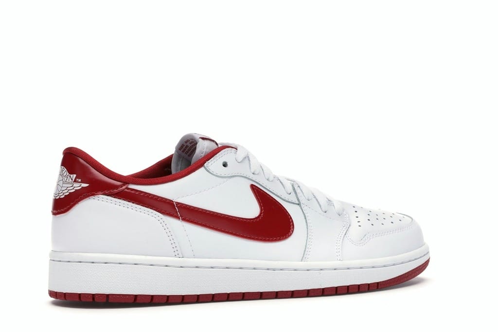 Air Jordan 1 Retro Low White Varsity Red 705329-101