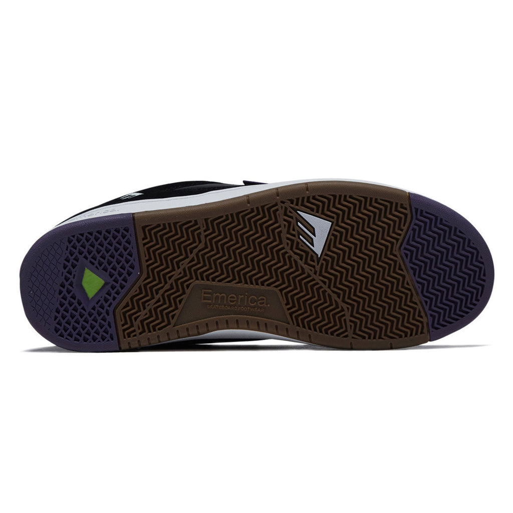 Emerica Mute Shoes - Black/White/Gum