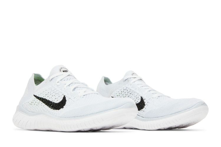 Nike Free RN Flyknit 2018 White Pure Platinum (Women's)
