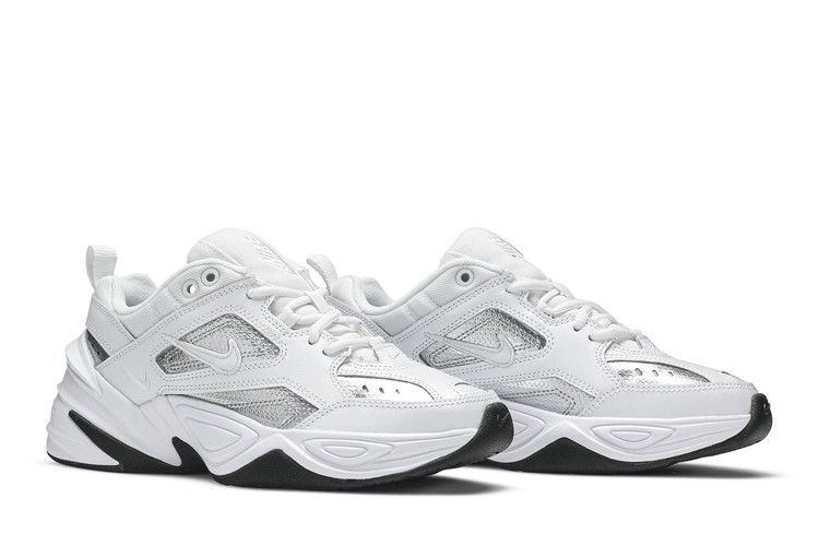 Nike M2K Tekno White Metallic Silver Black (Women's)