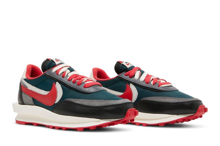 Nike LD Waffle sacai Undercover Midnight Spruce University Red